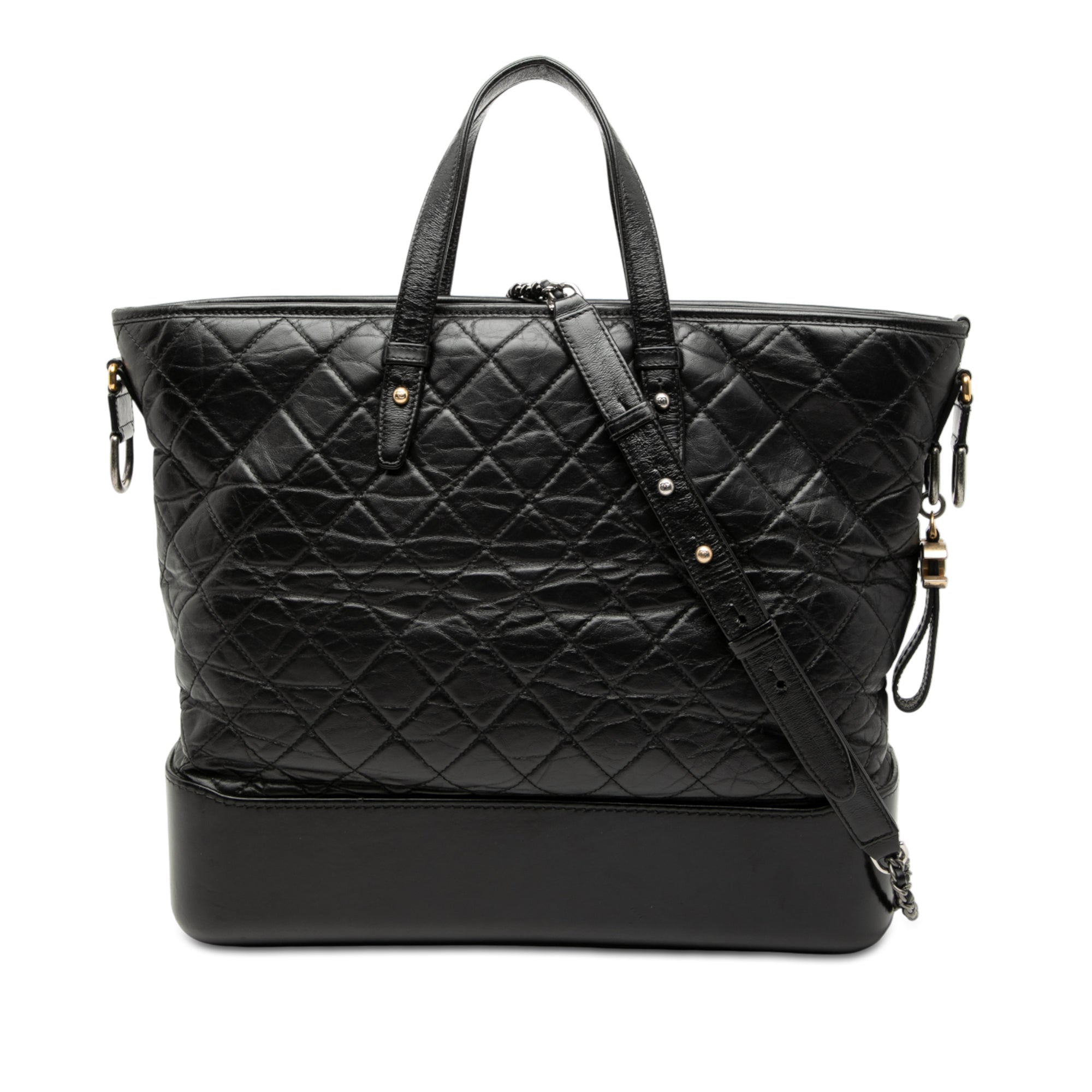 Large Aged Calfskin Gabrielle Shopping Tote
