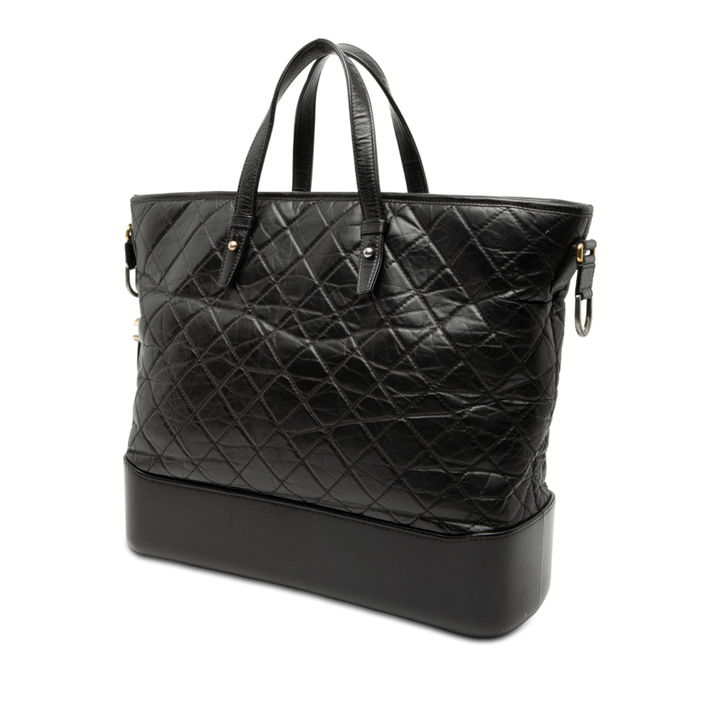 Large Aged Calfskin Gabrielle Shopping Tote
