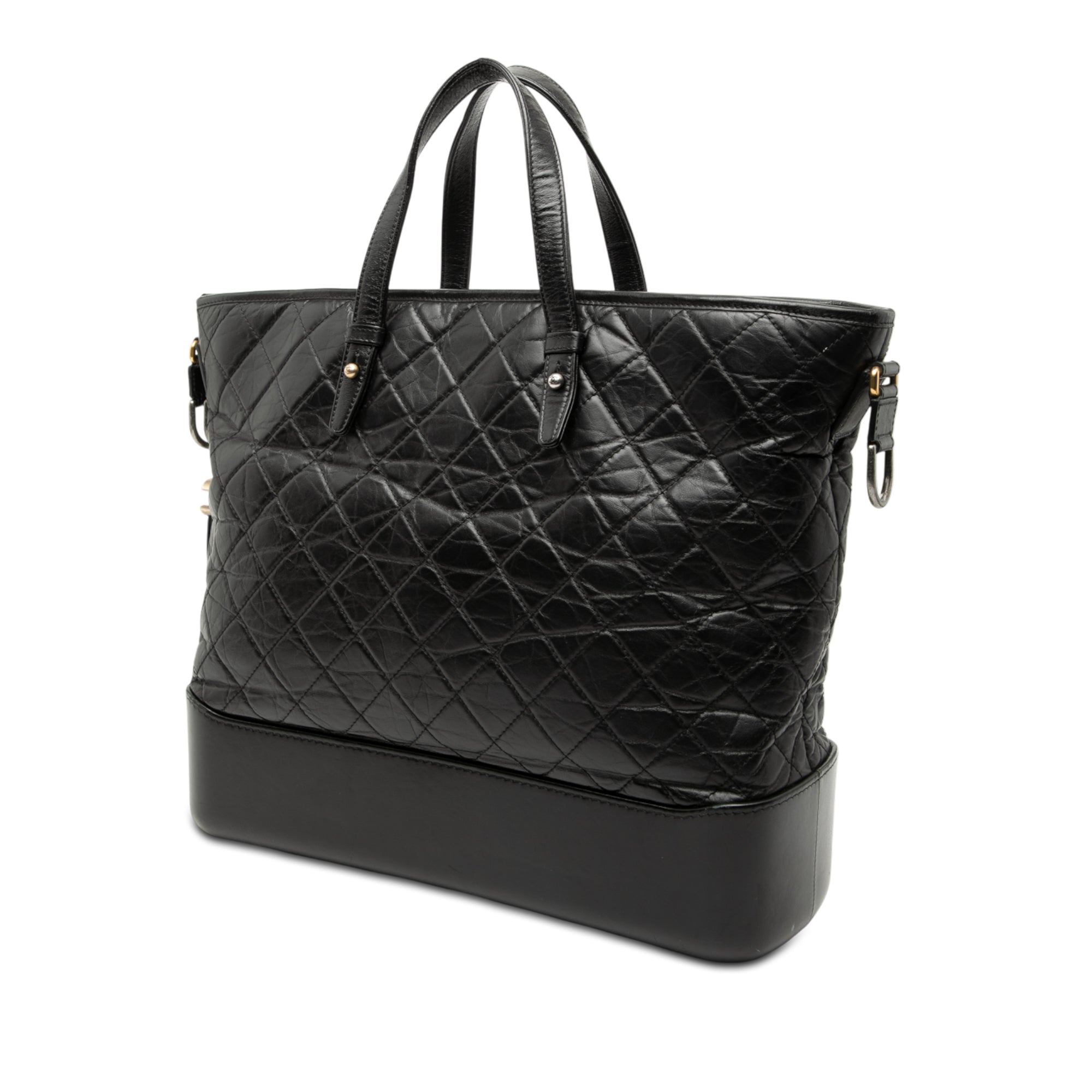 Large Aged Calfskin Gabrielle Shopping Tote