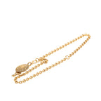 Gold Plated Knight Horse Pendant Necklace
