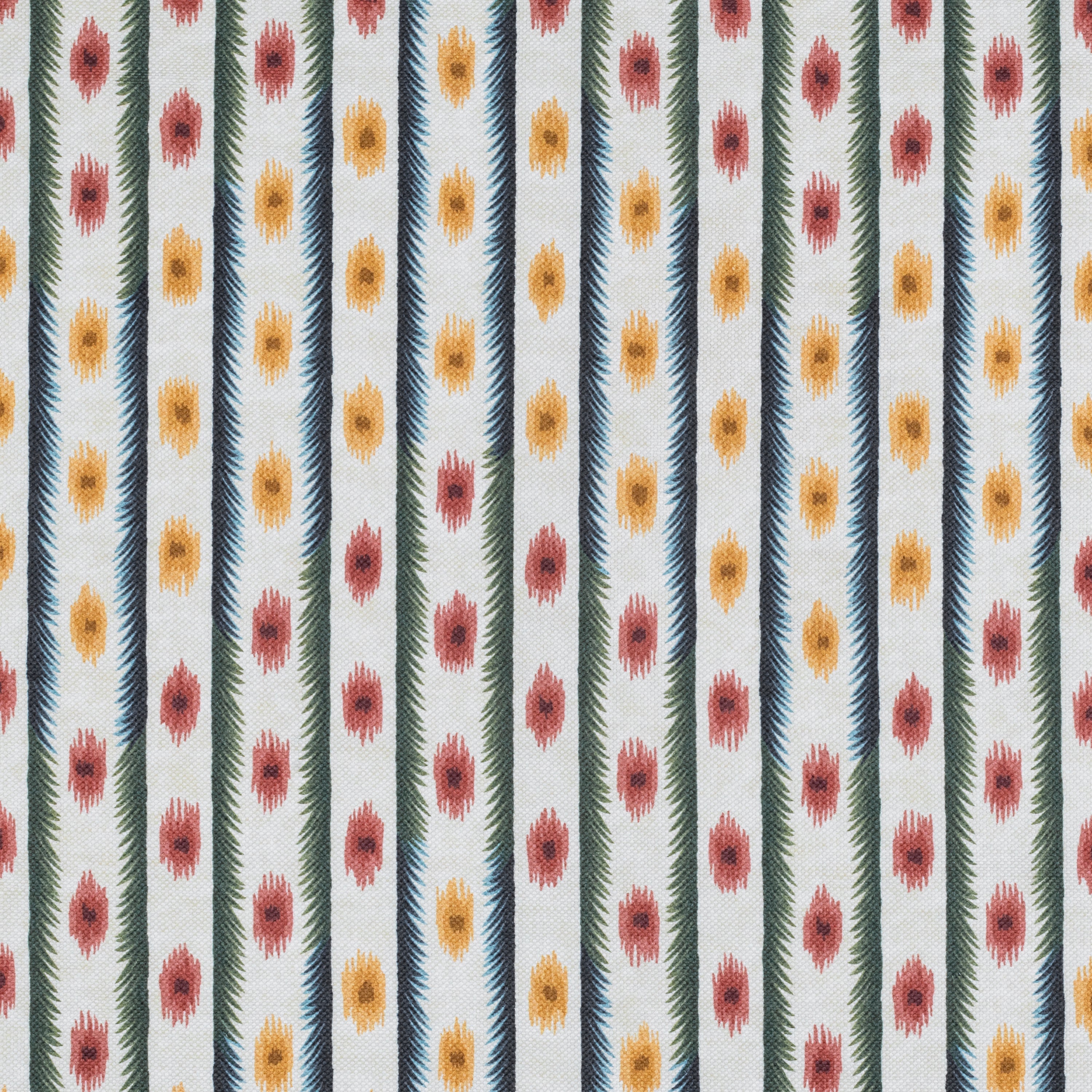 La Fortuna Fabric Red, Blue, Green, Yellow By Sister Parish Design