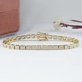 East West Radiant Lab Diamond Tennis Bracelet