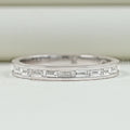 Channel Set Baguette Diamond Wedding Band