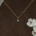 Lab Grown Round Diamond Solitaire Pendant