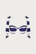 The Lady Bra (Navy/Cream Stripe)
