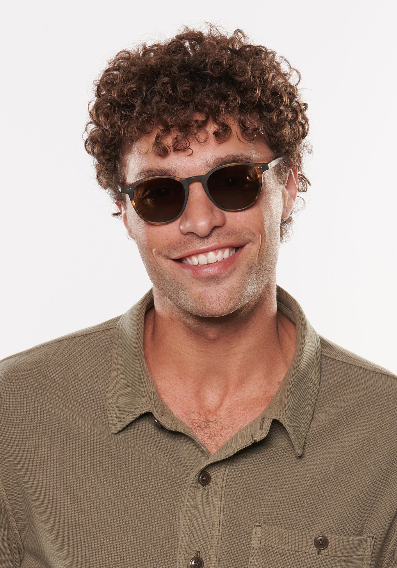 KREWE LANDRY | Matte Hickory Polarized