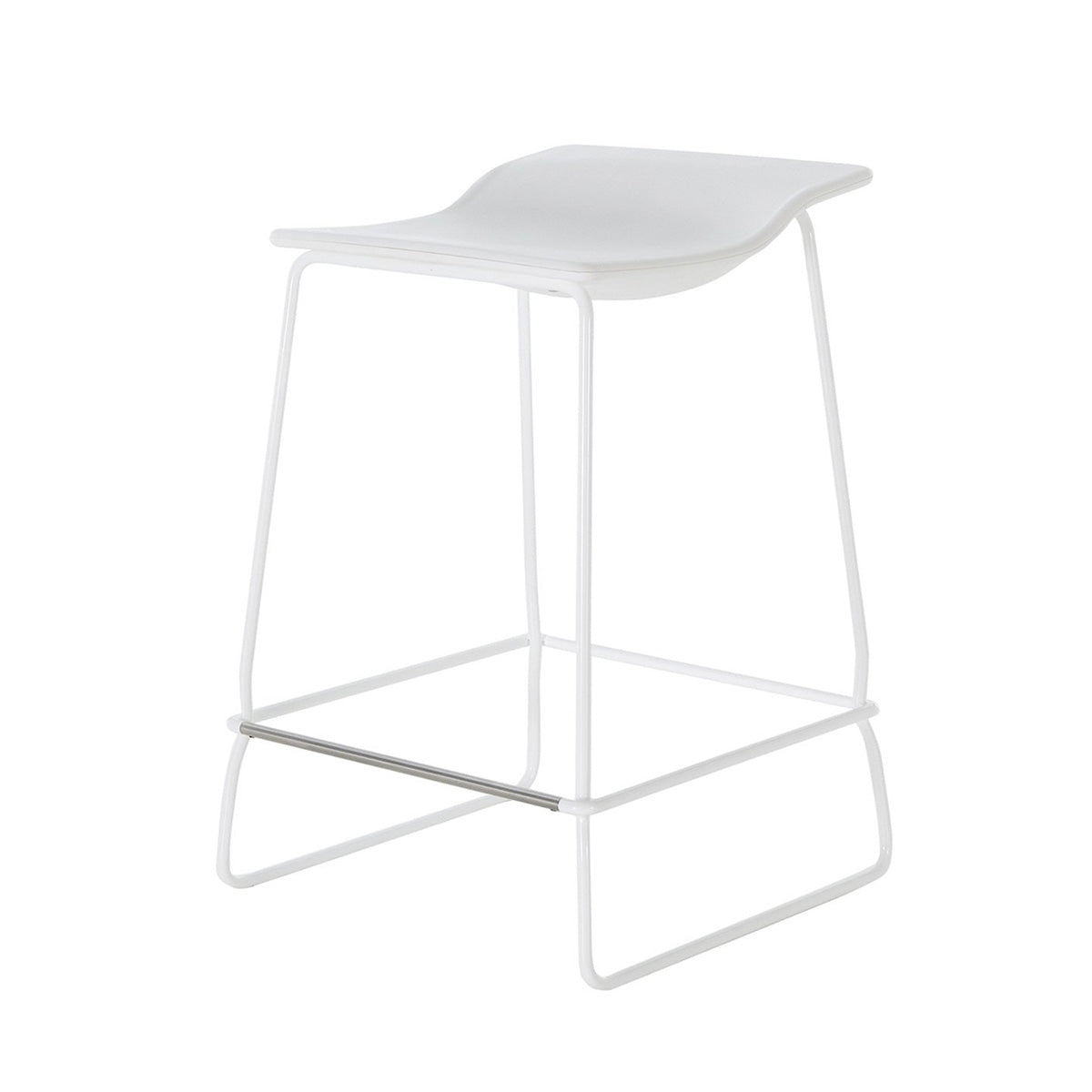 Last Minute Medium Stool In White