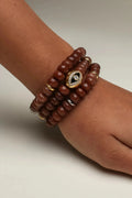 Leah Bracelet Set in Caramel
