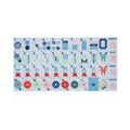 Light Blue & Pale Blue House Tiles By The Mahjong House