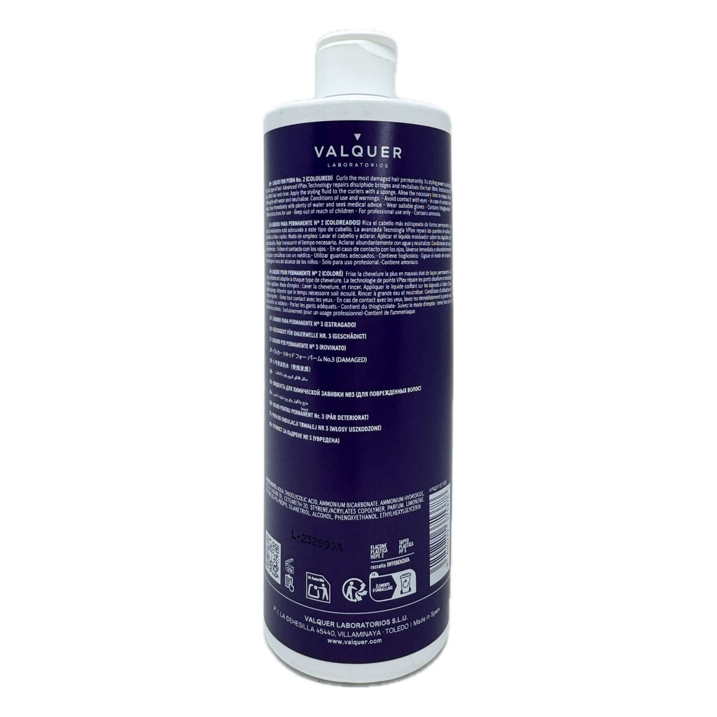 Líquido para permanente Nº3 (Cabello Dañado) - 500 ml