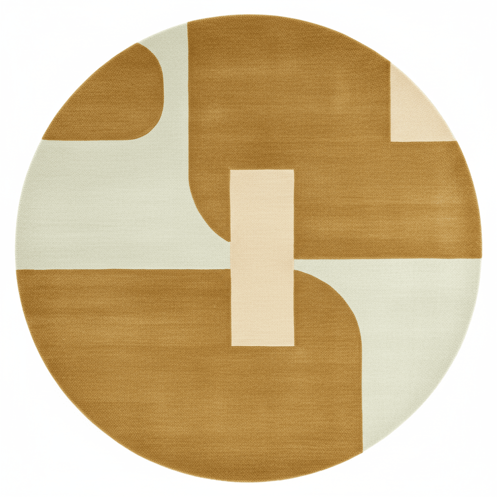 Lock Me Everyday Hand Tufted Round Rug
