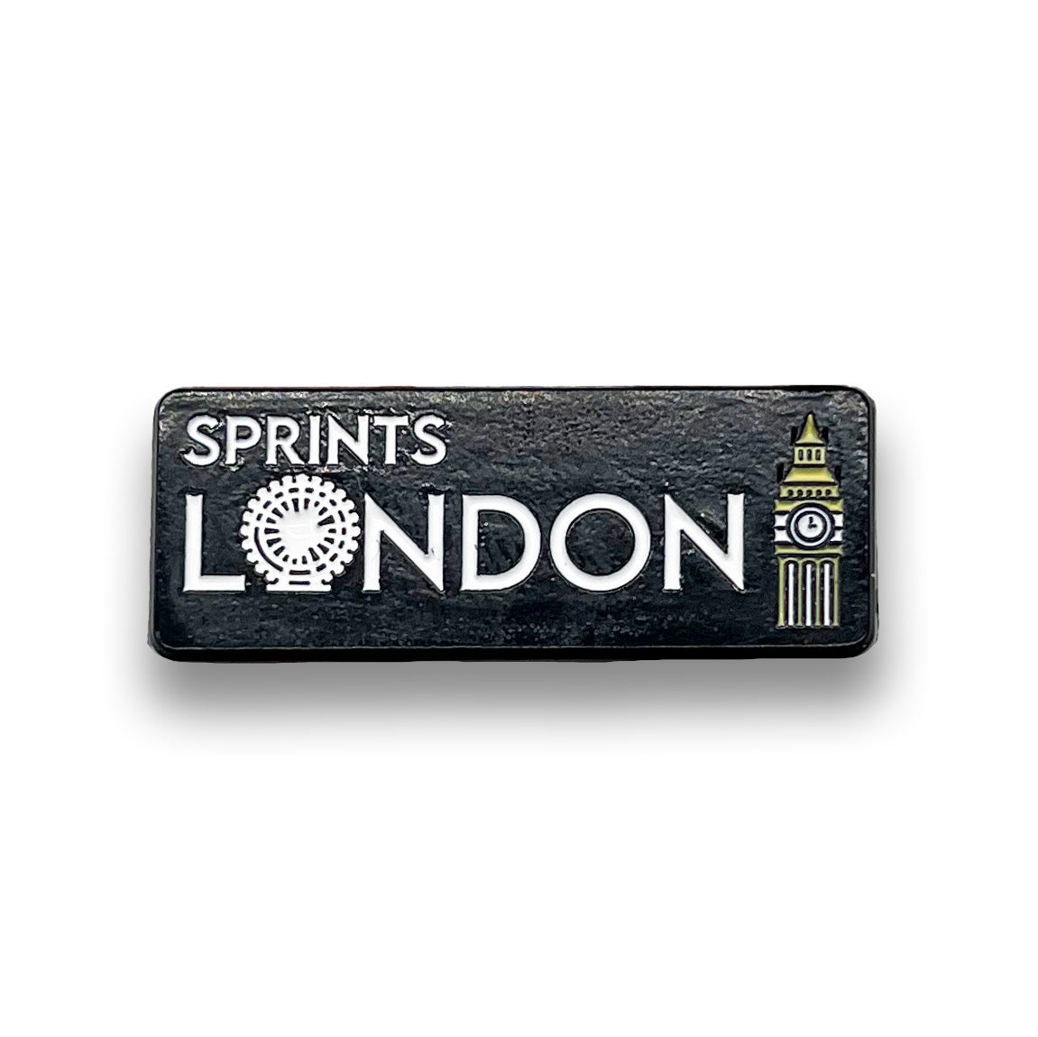 Sprints Run London Enamel Pin
