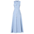 Long Denim Striped Dress | PR Sample
