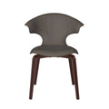 Montera Small Armchair in Seppia Leather