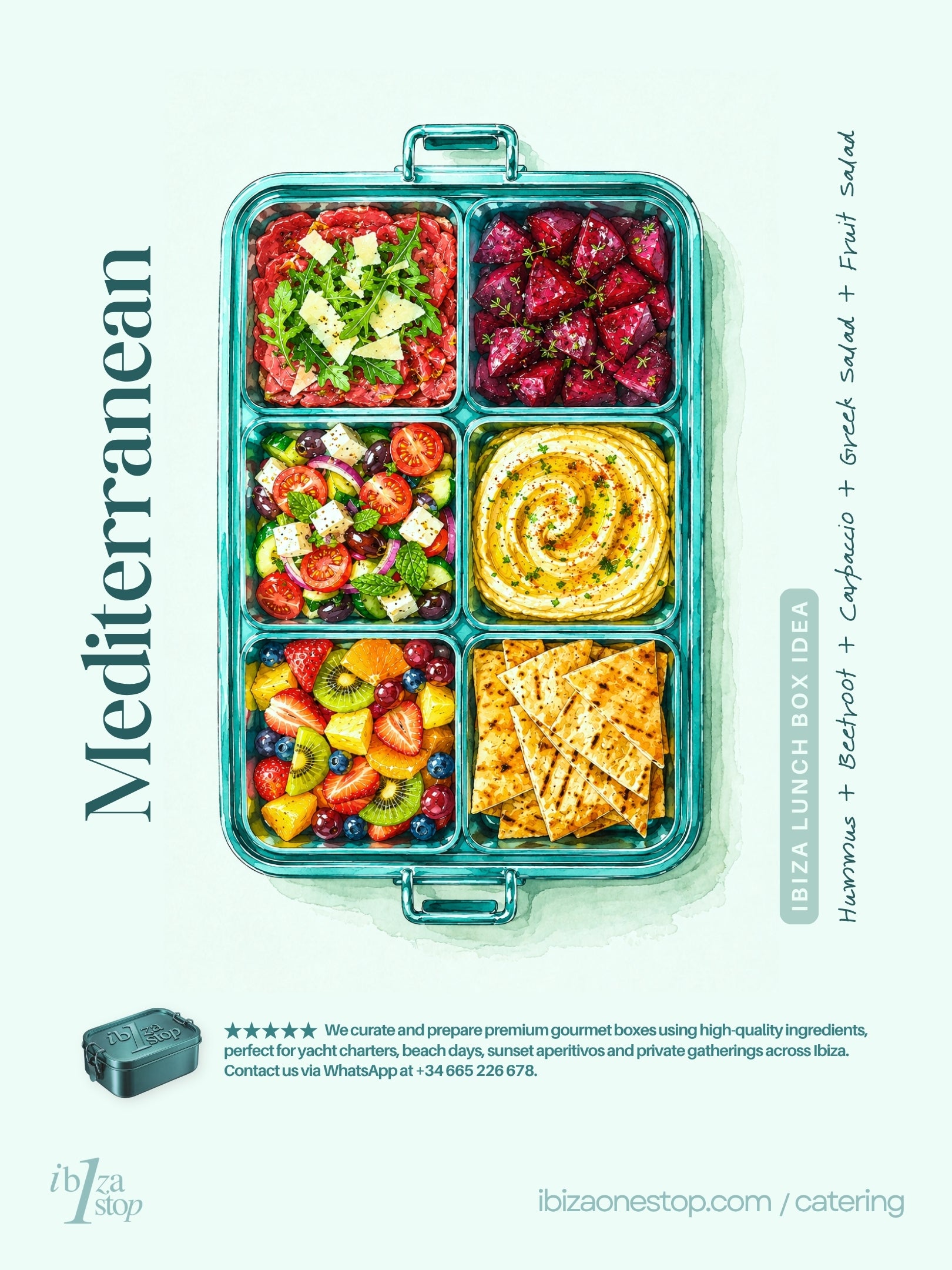 Mediterranean Ibiza Lunch Box
