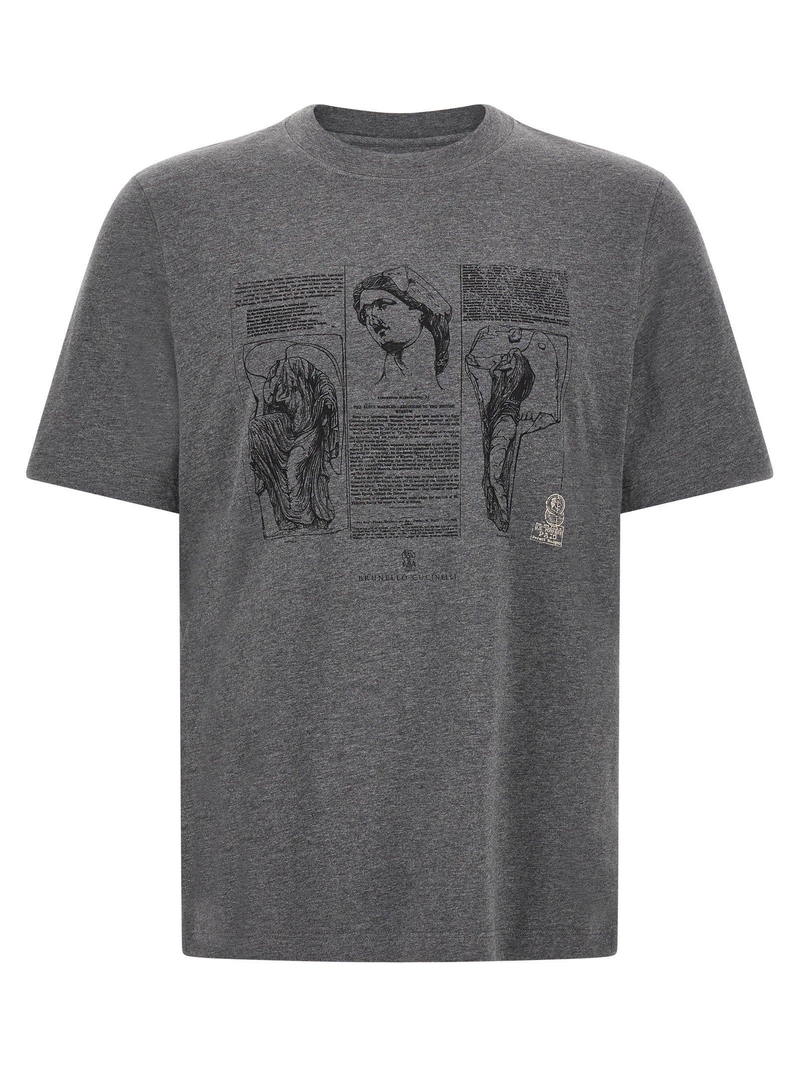 Brunello Cucinelli Partenone T-shirt — grey