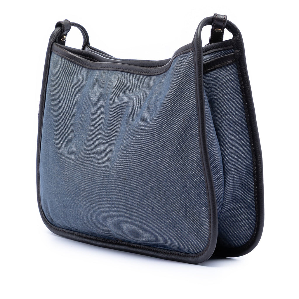 Denim Pochette Crossbody
