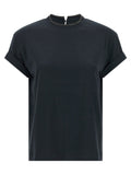 Brunello Cucinelli Shiny Collar T-shirt