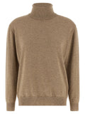 Brunello Cucinelli Cashmere Mélange Sweater — Beige