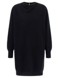 Brunello Cucinelli Precious Collar Dress — Black