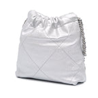 Mini Metallic Calfskin 22 Satchel