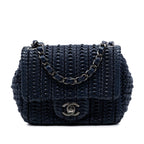 Paris Seoul Mini Crochet Lambskin Single Flap