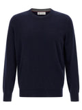 Brunello Cucinelli Cashmere Sweater — Navy