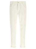 Brunello Cucinelli Traditional Fit Denim Jeans — Cream