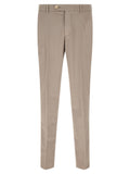 Brunello Cucinelli American Pima Cotton Trousers — Beige