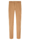 Brunello Cucinelli American Pima Cotton Trousers — Camel