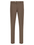 Brunello Cucinelli American Pima Cotton Trousers — Taupe