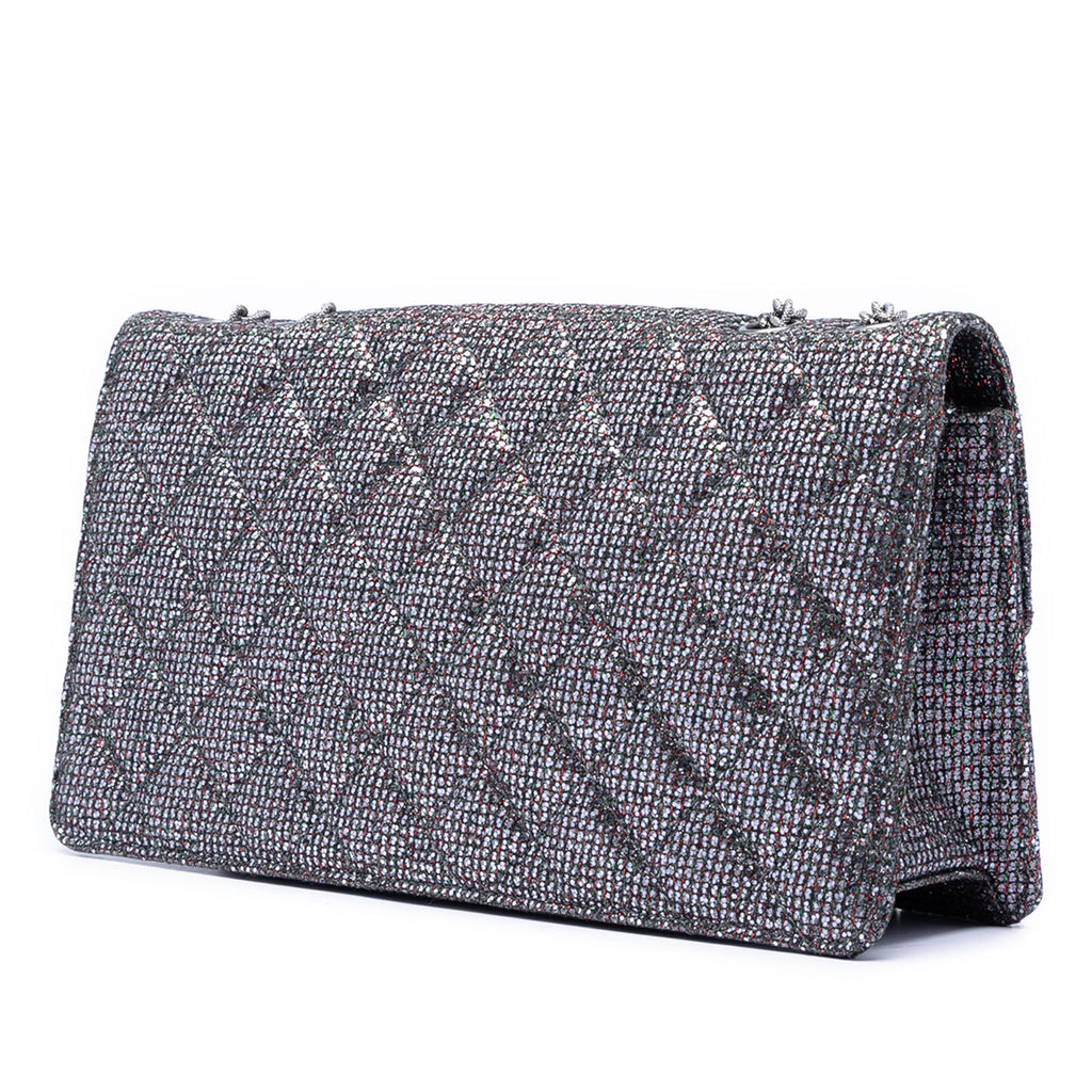 Quilted Glitter Canvas Reissue 2.55 Flap