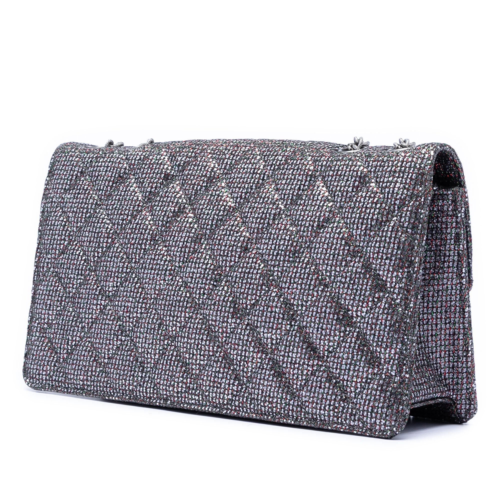 Quilted Glitter Canvas Reissue 2.55 Flap
