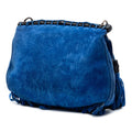 Medium Suede Bamboo Nouveau Fringe Crossbody