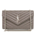 Grain De Poudre Matelasse Chevron Classic Cassandre Chain Wallet