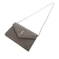 Grain De Poudre Matelasse Chevron Classic Cassandre Chain Wallet