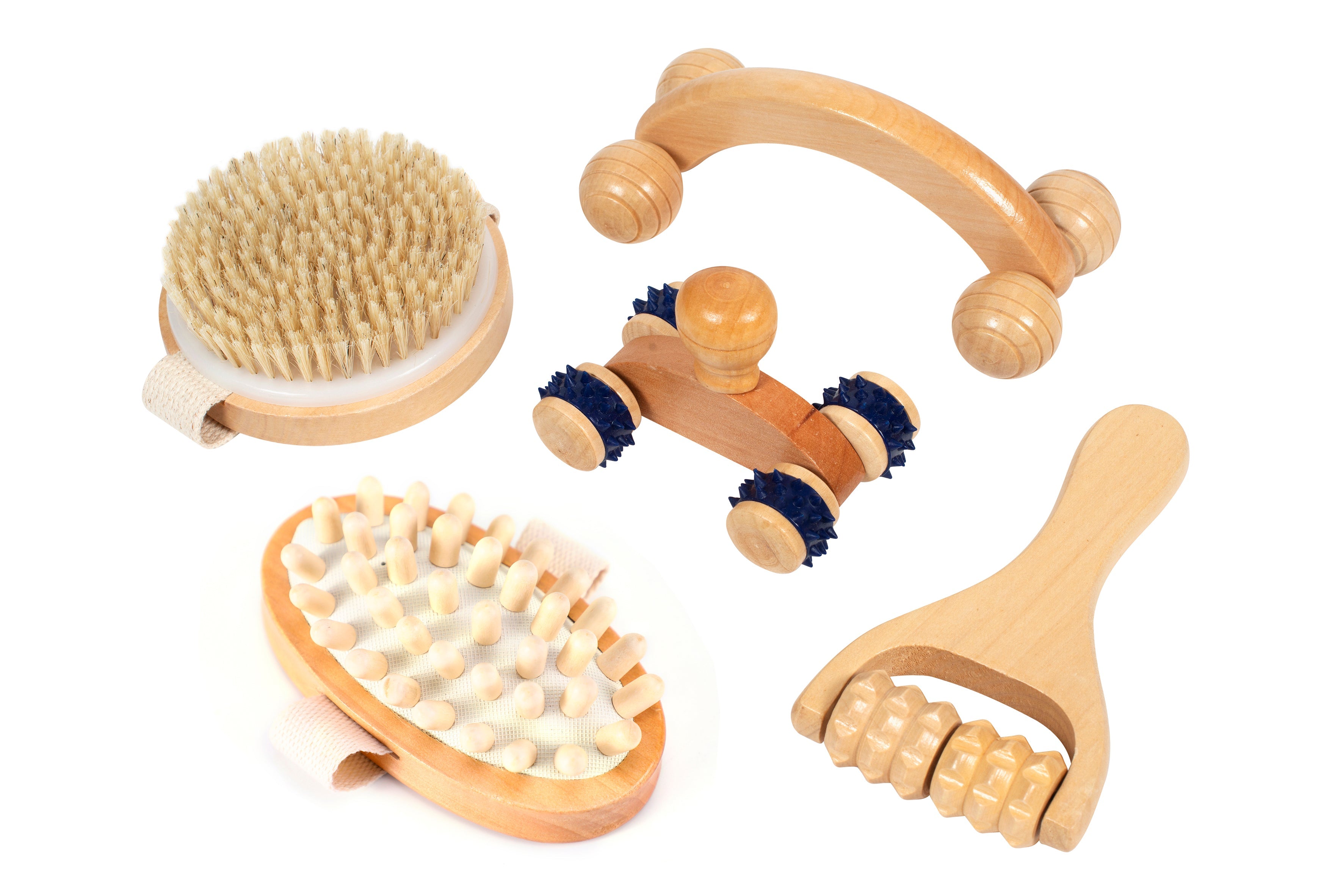 Set Masaje Madera