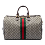 Medium GG Supreme Web Ophidia Carry On Duffle Bag