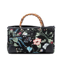 Medium Canvas Flora Knight Bamboo Shopper Satchel