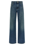 Brunello Cucinelli Stonewashed Denim Jeans — Blue