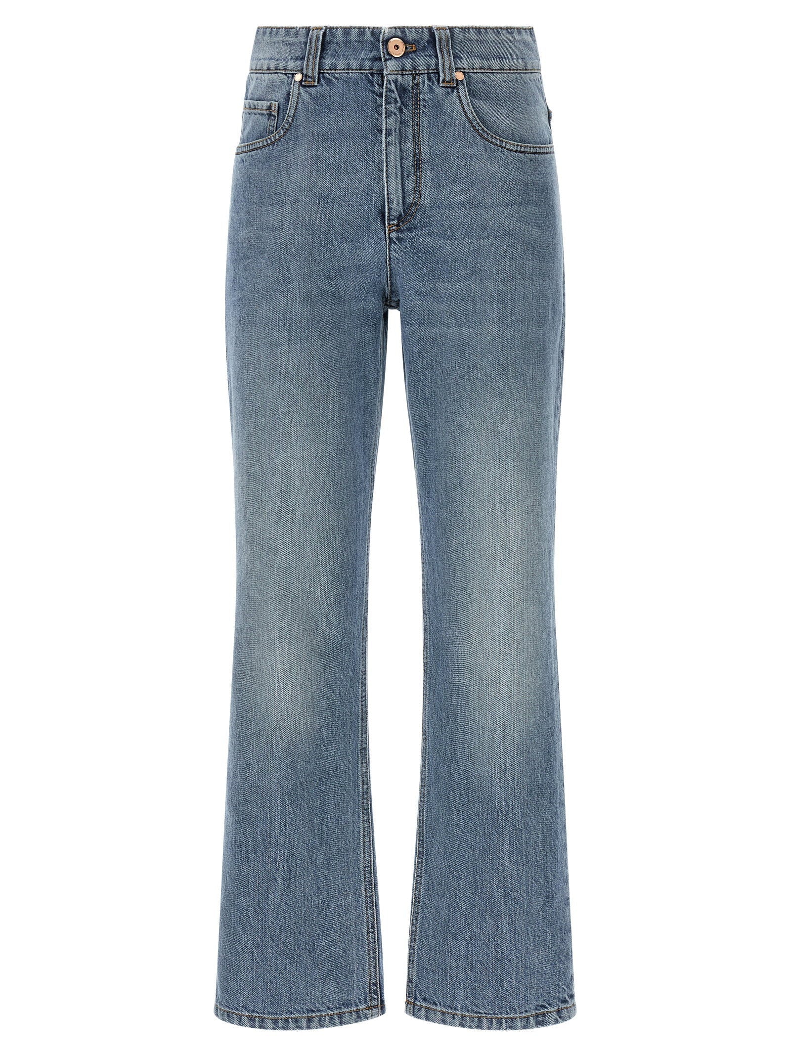 Brunello Cucinelli Retro Jeans — blue
