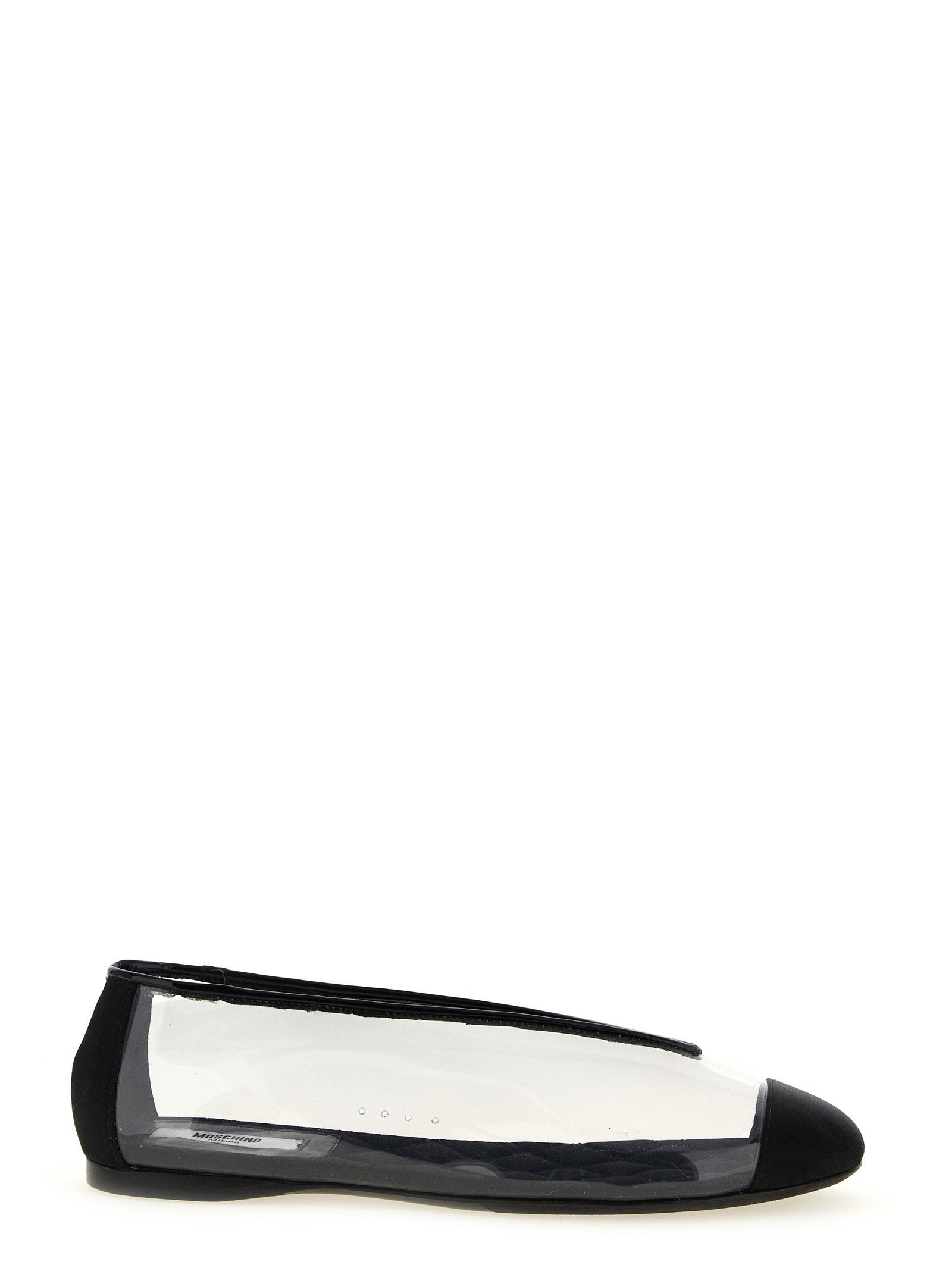 Moschino PVC Ballet Flat — Black