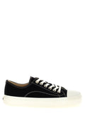 Moschino Canvas Lace-Up Sneaker — Black