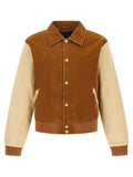 Wales Bonner Homecoming Bomber Jacket — Brown