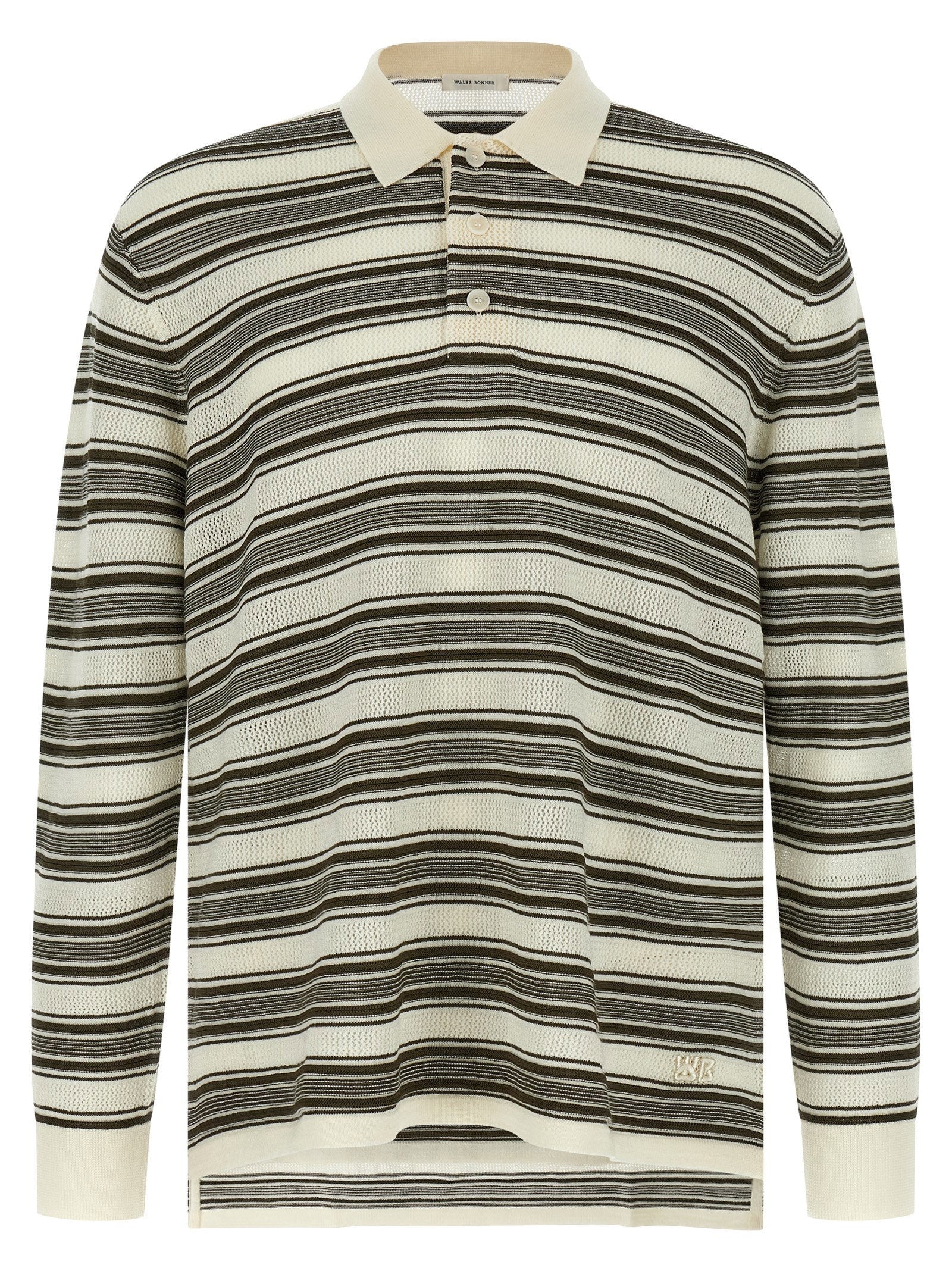 Wales Bonner Samuel Polo Shirt — Cream
