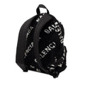 Small Faux Fur Diagonal Logo Everyday Backpack