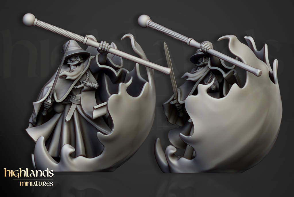 Wizard, Highlands Miniatures