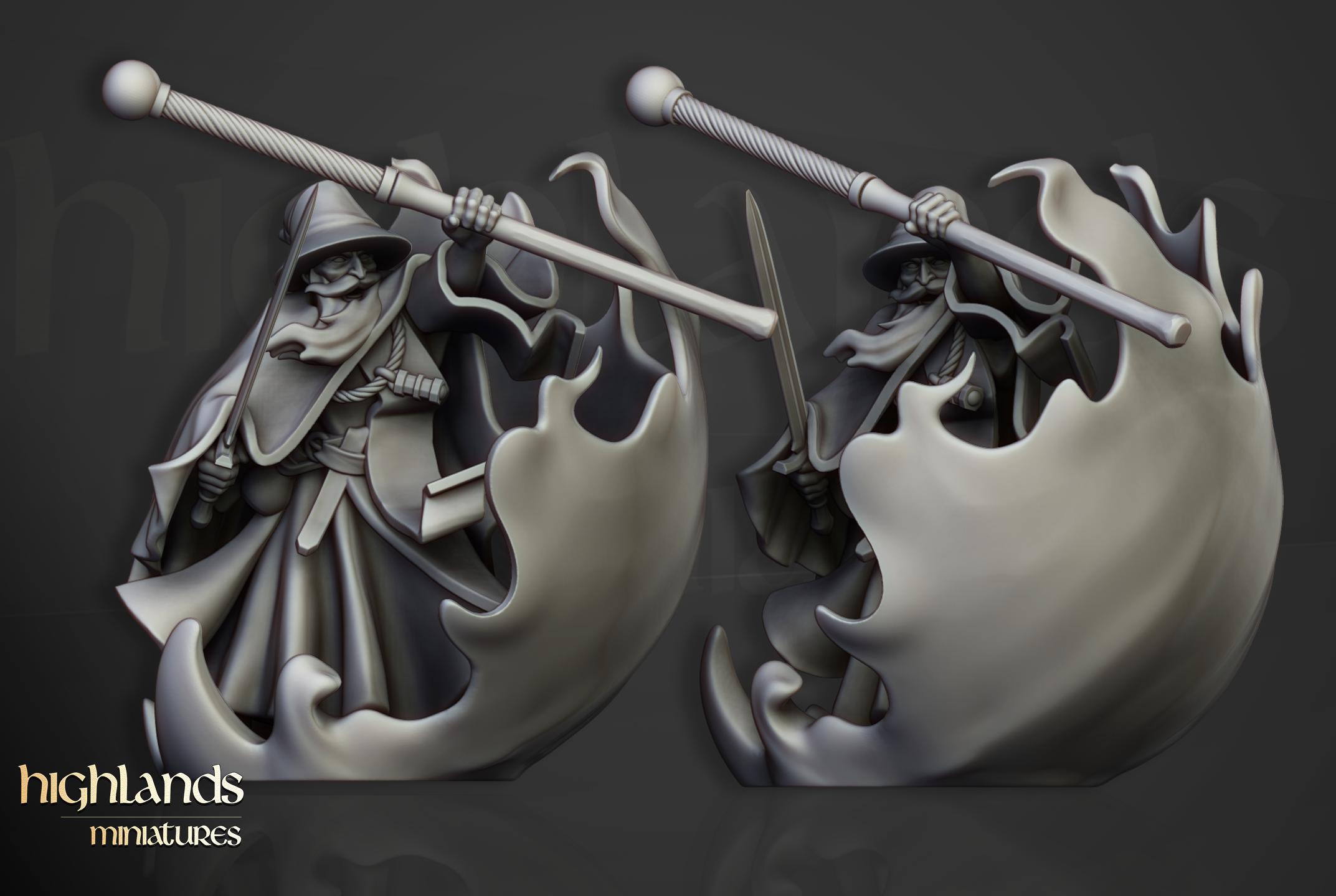 Wizard, Highlands Miniatures