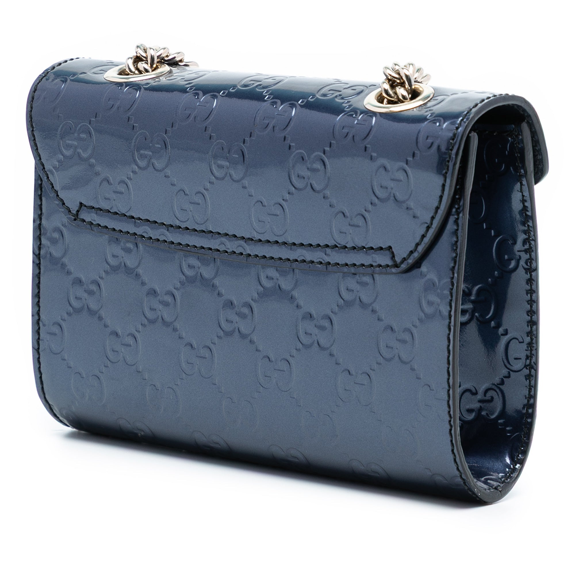 Mini Guccissima Patent Emily Crossbody