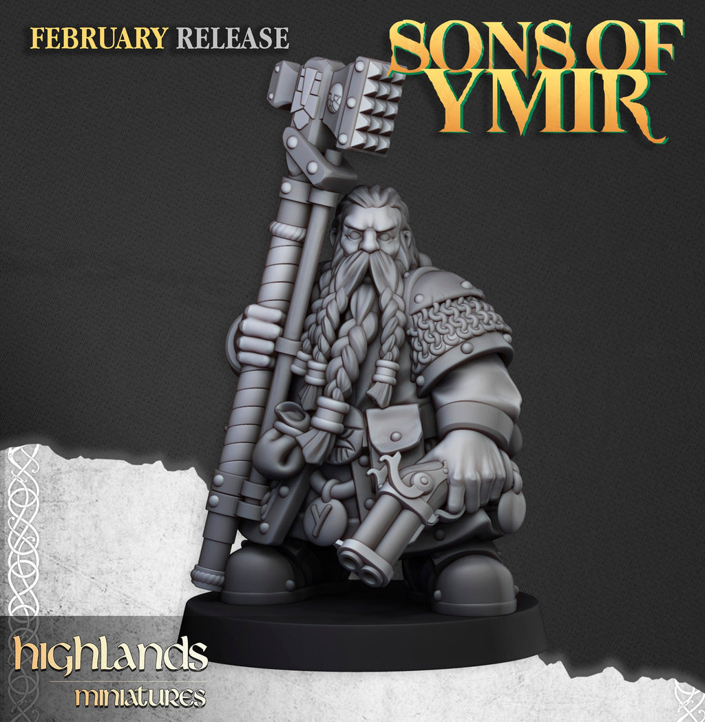 Dwarf Engineer, Highlands Miniatures